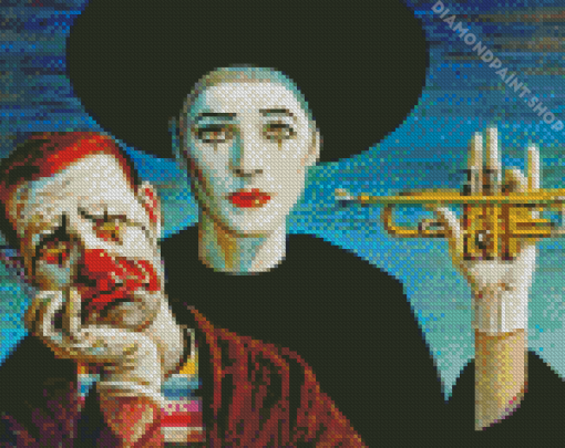 Musician Mime Diamond Paintings