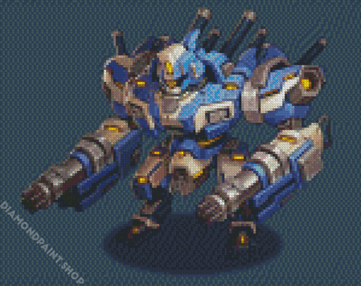 Robot Mecha Diamond Paintings