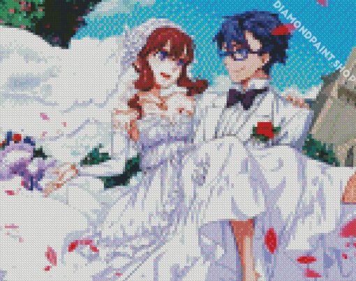 Cute Anime Wedding Diamond Paintings