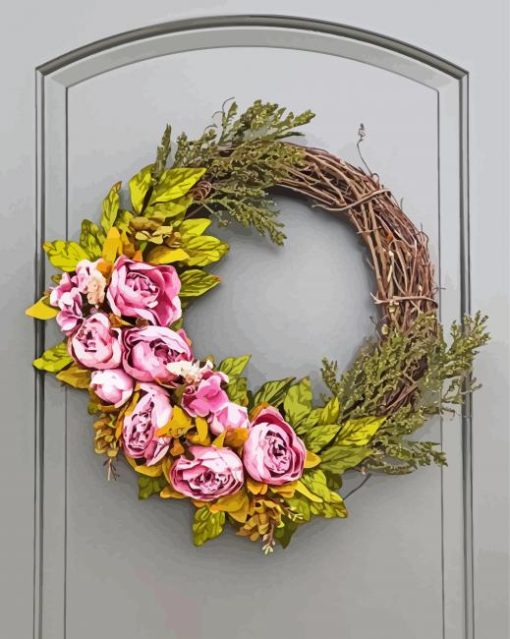 Door Wreaths Diamond Paintings