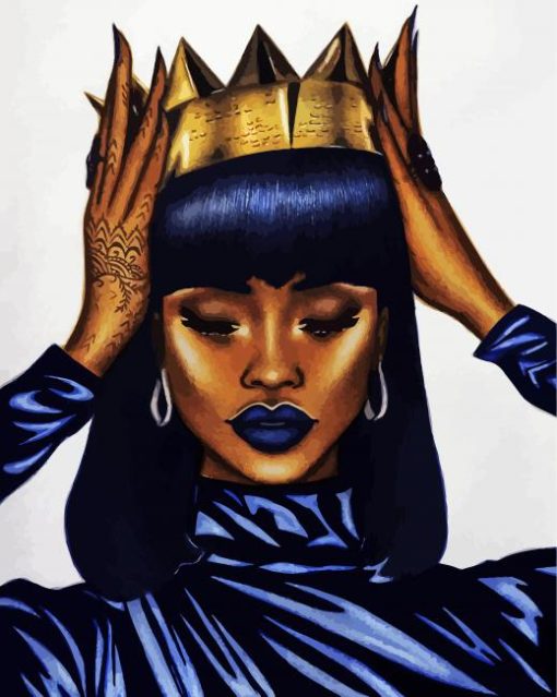 Black Queen Art Diamond Paintings