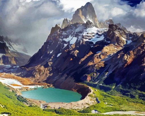 Argentina Mountains Diamond Paintings