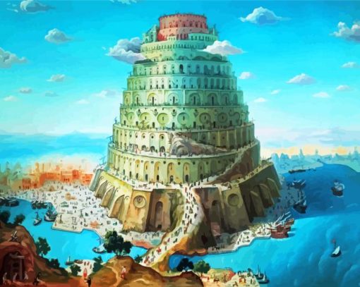 Babel Tower Diamond Paintings