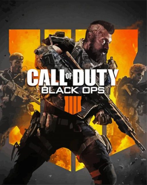 Black Ops Poster Diamond Paintings