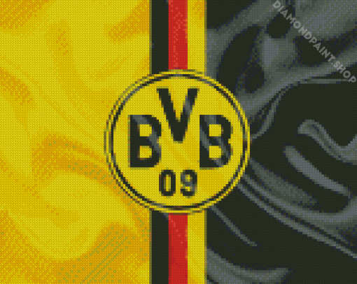 Borussia Dortmund Flage Diamond Paintings