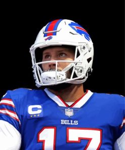 Josh Allen Player Diamond Paintings