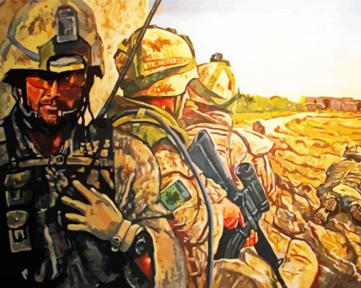 CDN Soldiers Diamond Paintings