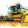 Combine Harvester Art Diamond Paintings