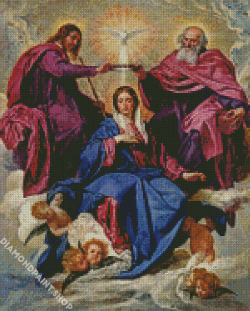 Coronation Of The Virgin Diamond Paintings