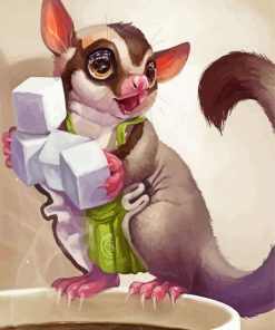 Cute Sugar Glider Art Diamond Paintings