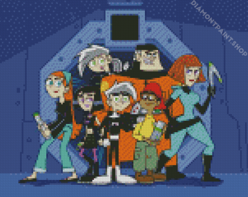 Danny Phantom Characters Diamond Paintings