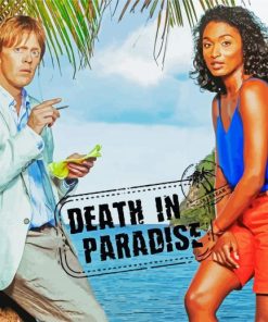 Death In Paradise Poster Diamond Paintings