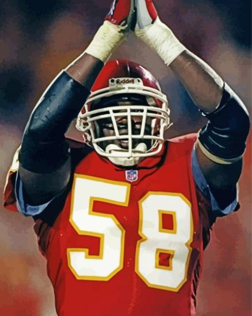 Derrick Thomas Player Diamond Paintings