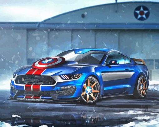 Ford Shelby Car Diamond Paintings