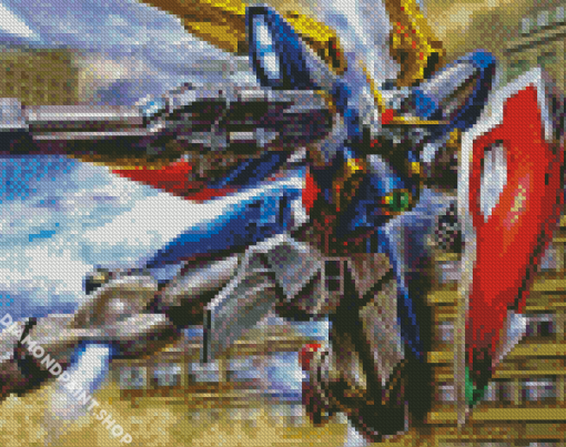 Gundam Wing Robot Diamond Paintings