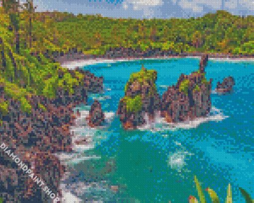 Hawaii Maui Island Diamond Paintings