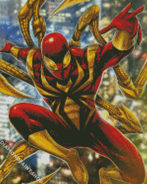 Red Iron Spider Diamond Paintings