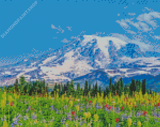 Mountain Rainier Diamond Paintings