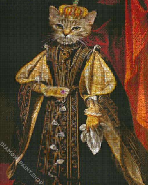 Royal Cat Diamond Paintings