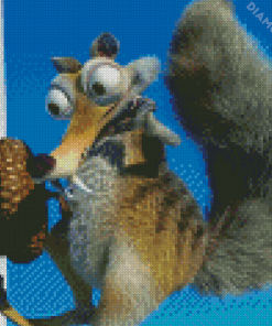 Ice Age Scrats Character Diamond Paintings