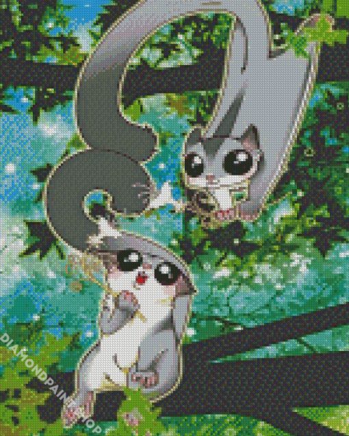 Sugar Glider Art Diamond Paintings