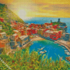 Vernazza Sunset Diamond Paintings