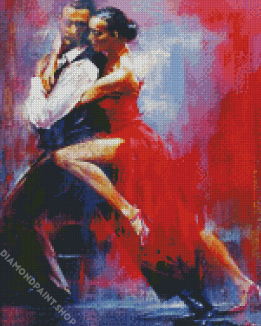 Tango Dancers Diamond Paintings