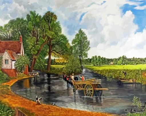 The Hay Wain Art Diamond Paintings