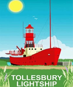 Tollesbury Lightship Diamond Paintings