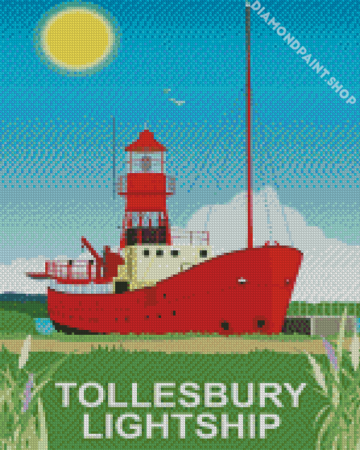 Tollesbury Lightship Diamond Paintings