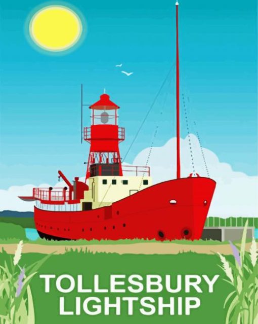 Tollesbury Lightship Diamond Paintings