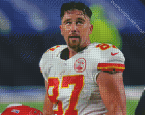 Travis Kelce Player Diamond Paintings