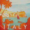 Vernazza Italy Poster Diamond Paintings