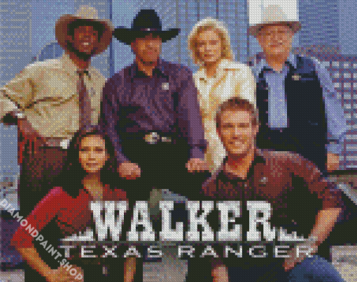 Walker Texas Ranger Poster Diamond Paintings