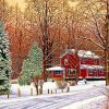 Home In Winter Diamond Paintings