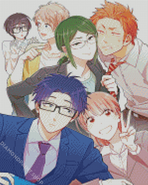 Wotakoi Characters Diamond Paintings