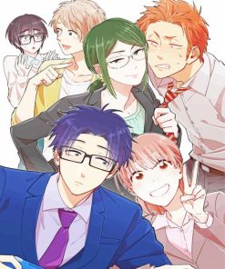 Wotakoi Characters Diamond Paintings