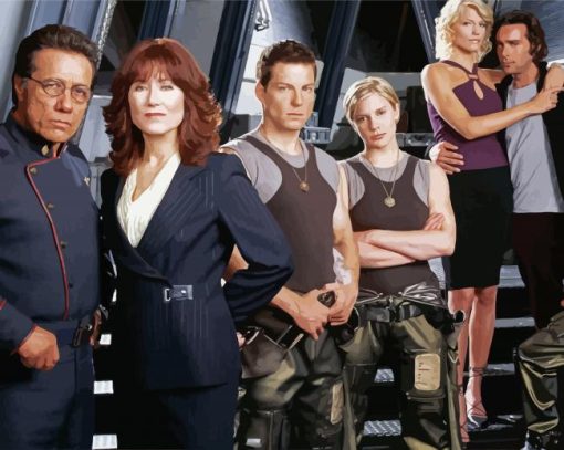 Battlestar Galactica Cast Diamond Paintings