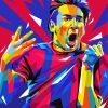 Artistic Messi Diamond Paintings