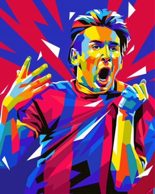 Artistic Messi Diamond Paintings