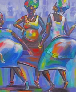 African Dancers Diamond Paintings