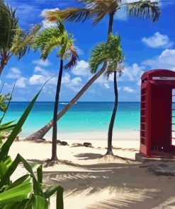 Antigua Siboney Beach Diamond Paintings