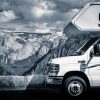 Motorhome And Mountains Diamond Paintings