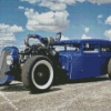 Blue Hot Rod Diamond Paintings