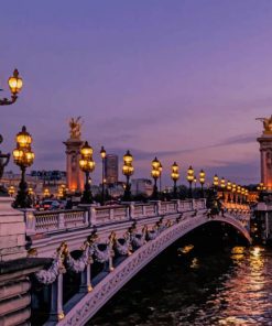 Bridge At Night Diamond Paintings