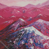 Red Mountains Diamond Paintings