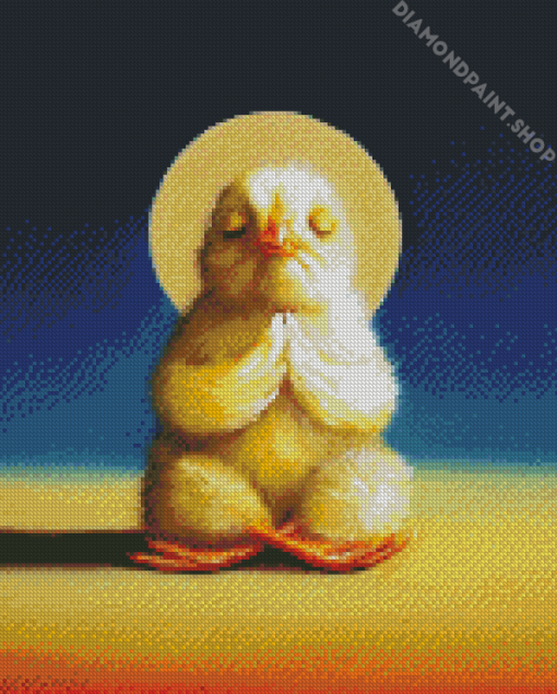 Chick Bird Yoga Diamond Paintings