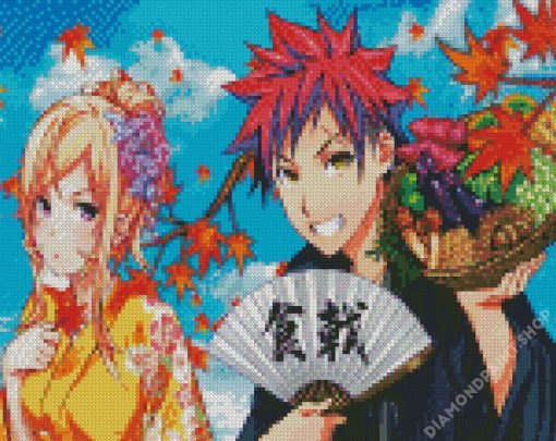 Food Wars Characters Diamond Paintings