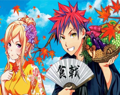 Food Wars Characters Diamond Paintings