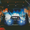 Hoonicorn Car And Ninja Diamond Paintings